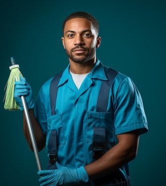 [freepicdownloader.com]-hardworking-janitor-solid-blue-background-normal